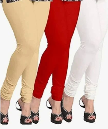 Plain Chuidar Cotton Leggings, Gender : Ladies