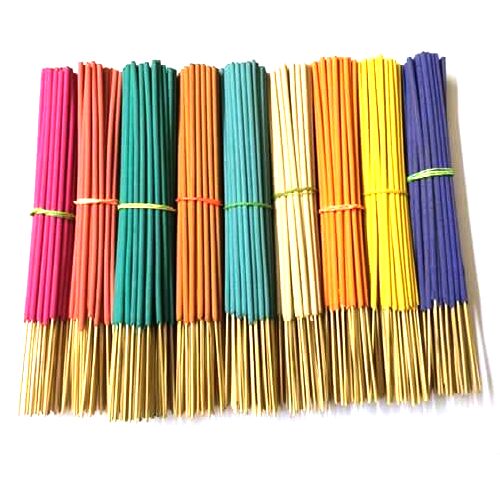 Colored Incense Sticks, Color : Pink, Black, White, Gree, Etc