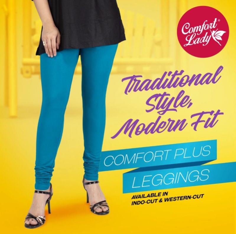 Ladies Free Size Shimmer Leggings