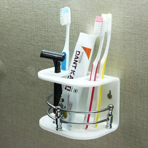 Tallin Acrylic Toothbrush Holder, Size : Medium