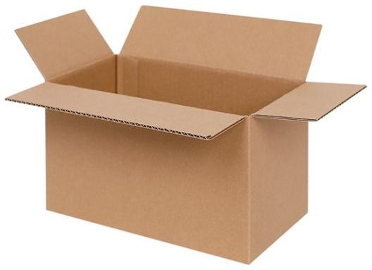 Plain 3 Ply Paper Boxes, Color : Brown