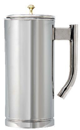 Round Polished Stainless Steel Desire Jug, for Serving Water, Storing Capacity : 2 Ltr.