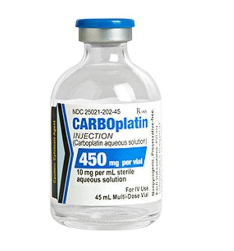 Carboplatin 450mg Injection, Packaging Size : 45ml