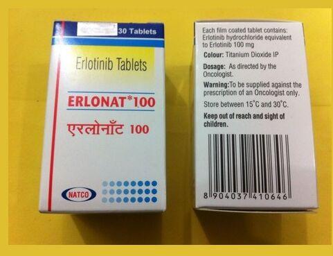 Erlotinib 100mg Tablets