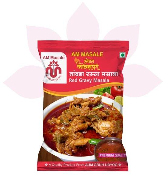 AM Masale Blended Red Gravy Masala, for Cooking, Packaging Size : 20 gm