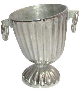 Plain Metal SH-9010 Ice Bucket, Shape : Round
