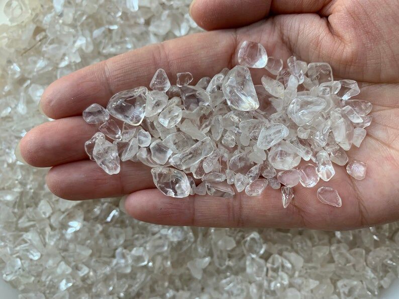 Clear Quartz Chips Stone