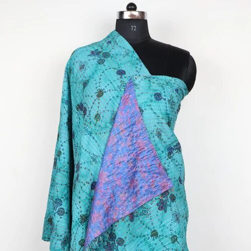Printed Silk Kantha Stoles, Occasion : Casual Wear