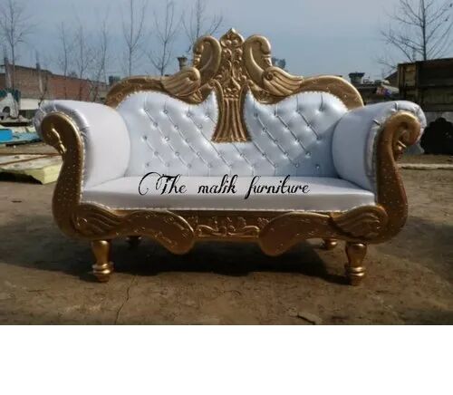 Wood wedding sofa, for Marriage, Color : Golden