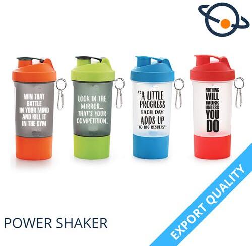Nakoda Round Plastic Power Shaker, Color : Transparent