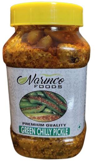 Narinco Foods Green Chilli Pickle, Taste : Spicy