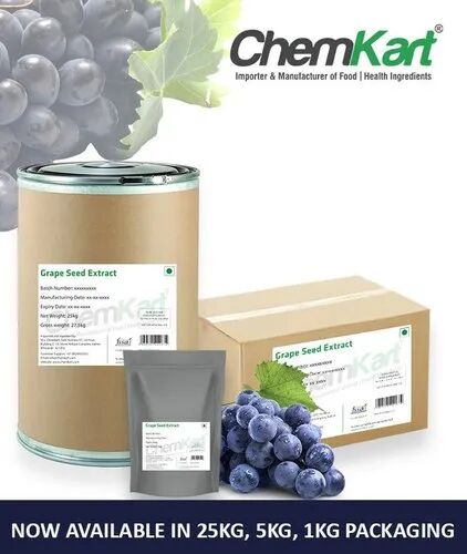 Grape Seed Extract, Packaging Size : 25 kg