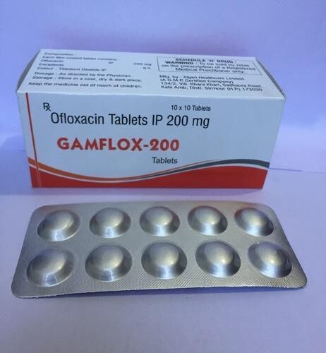 Gamflox Ofloxacin Tablets IP, Packaging Type : Strips