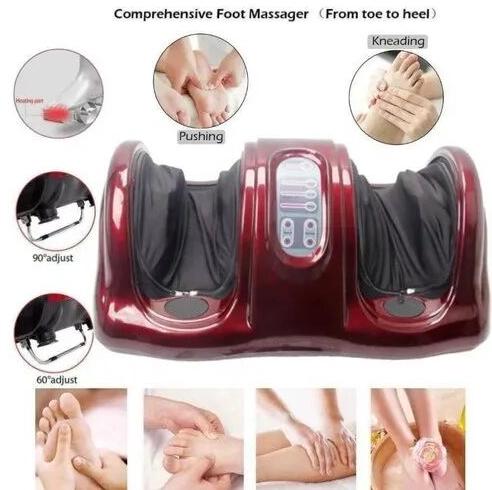Foot Massager, Color : Maroon, Black