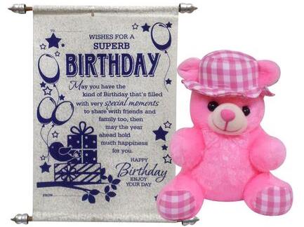 Soft Toy Teddy Bear, Color : pink