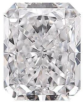0.25 Carat Radiant Cut Diamond, For Jewelry Use, Size : 3.55mm