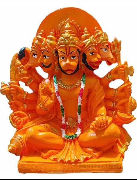 Squire Poly Resin Panchmukhi Hanuman Statue, For Giffting, Size : 5 Inches