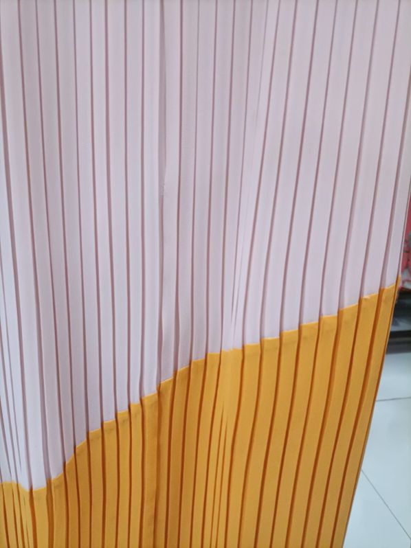 Cotton Striped Pleating Fabric, for Textile Industy, Size : Standard