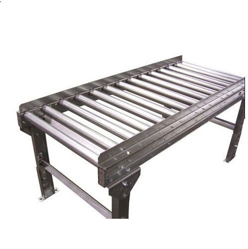 Stainless Steel Gravity Roller Conveyor, for Moving Goods