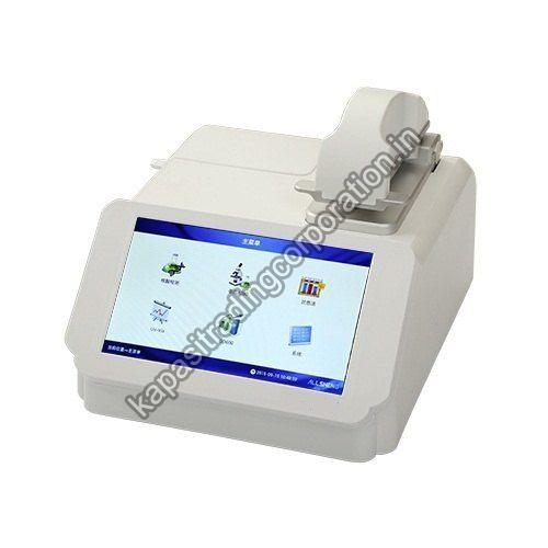 White Plastic Nano Spectrophotometer, For Laboratory, Certification : Ce Certified