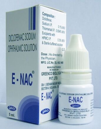 E-Nac Eye Drops, Bottle Material : Plastic