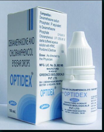 Optidex Eye and Ear Drops, Packaging Size : 10 ml