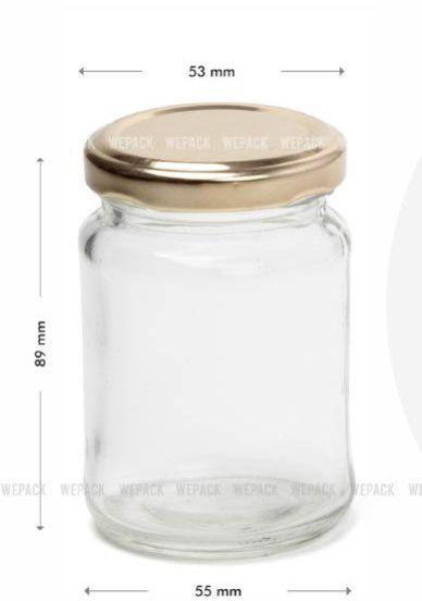 120ml Round Glass Jar