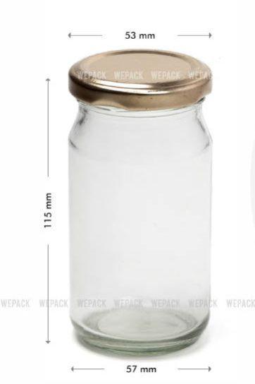 200ml Round Glass Jar