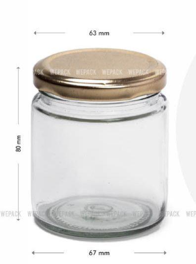 200ml Round Salsa Glass Jar