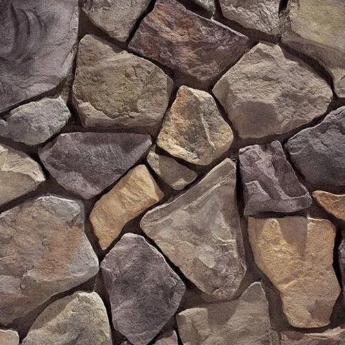 Brown Solid Rubble Stone, Packaging Type : Loose