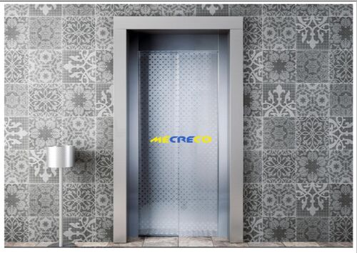 Rectangular Stainless Steel Polished Telescopic Elevator Door, Color : Silver