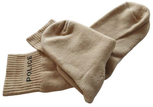 Plain Cotton Police Socks, Size : Standard