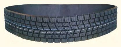 Black Continues Precured Tread Rubber, for Tyre Use, Pattern : Plain