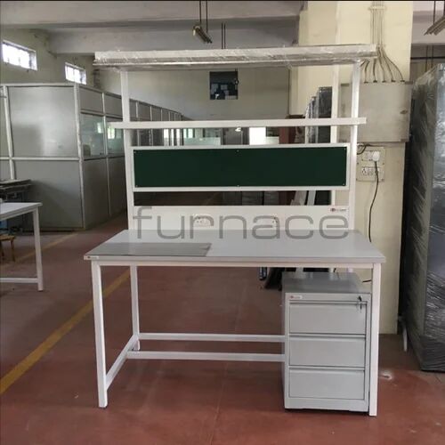 Green-White Furnace Mild Steel Antistatic ESD Table, for Industrial