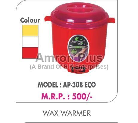 Red Electric Amron Plus Eco Wax Warmer, for Home, Beauty Salon, Voltage : 220 V
