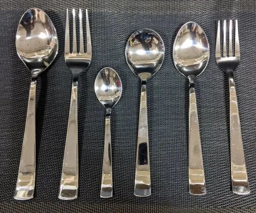 Stainless Steel Guage Cutlery, Color : Silver