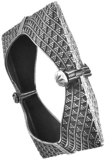 KDJ-087 Ladies Oxidised Adjustable Kada