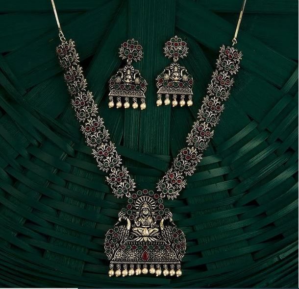 Brass KJD-038 Necklace Set, Occasion : Party, Wedding