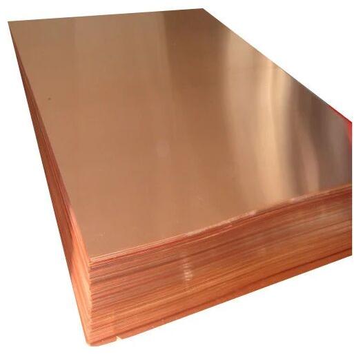 Copper Sheet, Length : Upto 8 Feet