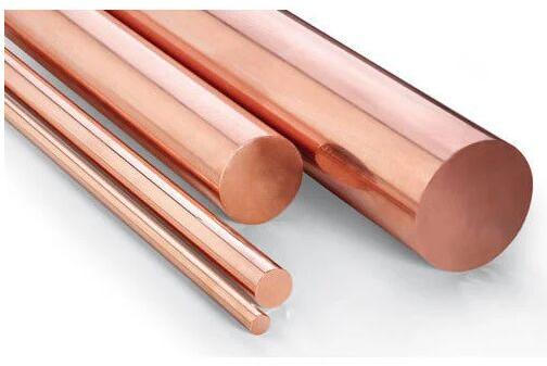 Round Copper Rods, Density : 8.96 g/Cubic cm