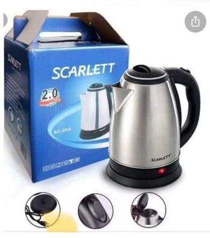 Scarlett Stainless Steel Electric Water Kettle, Capacity : 2 liter