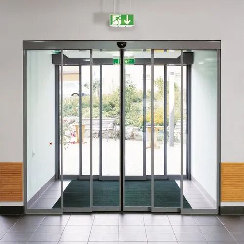 Stainless Steel Glass Polished Automatic Sliding Door