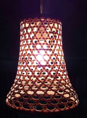 Polished 100gm L3 Bamboo Lamp, Size : 40x40x45cm, 45x45x50cm