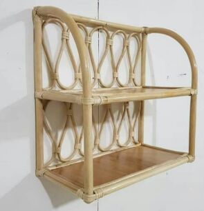 Rattan Wall Shelf, for Home, Hotel, Office, Style : Antique