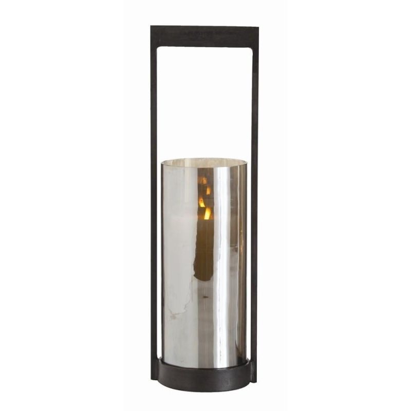 Metal Hurricane Candle Holder, for Coffee Shop, Home Decoration, Feature : Attractive Designs, Durable