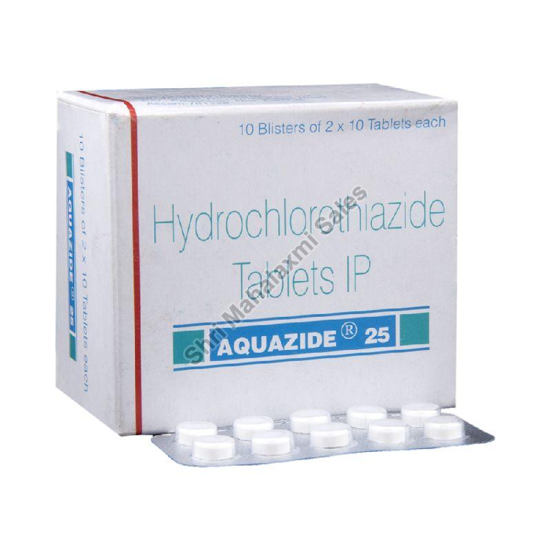 Aquazide Tablet (Hydrochlorothiazide 25 mg)