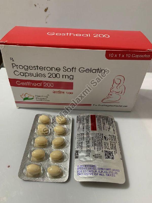 Gestheal 200 Mg (Progesterone Soft Gelatin) Capsule