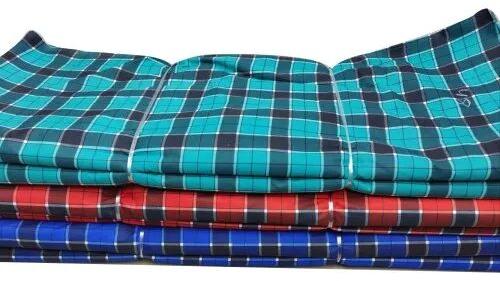 Raymond Cotton Check Print Fabric, for Apparel/Clothing, Width : 44 inch