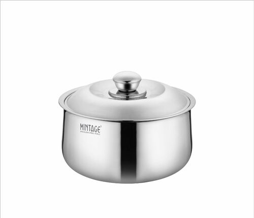 Belly 1000 ml Stainless Steel Casserole, for Home