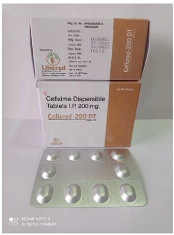 Cefixime Dispersible 200mg Tablets